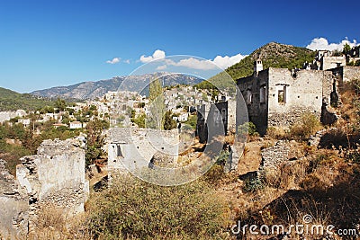 Kayakoy, Turkey Stock Photo