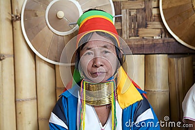 Kayan Lahwi woman Editorial Stock Photo