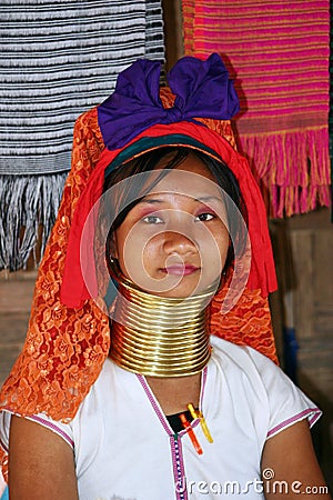 Kayan woman Editorial Stock Photo