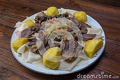 Kazakh national dish Stock Photo