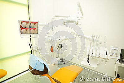 Kazakh stomatology and dental care. Dentist Stock Photo