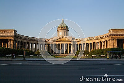 Kazan Cathedral, Saint-petersburg, Russia Editorial Stock Photo
