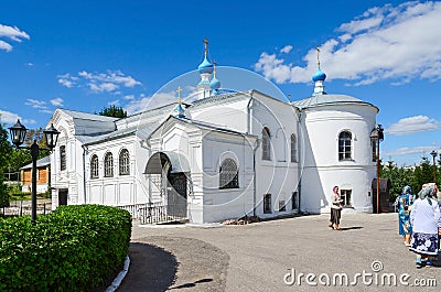 Kazan Church in the Holy Dormition Knyaginin convent, Vladimir, Editorial Stock Photo