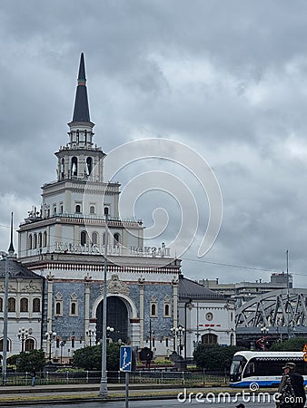 Kazan Station, Moscow sity Editorial Stock Photo
