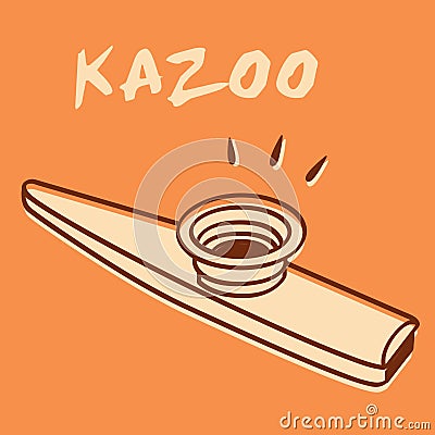 Kazoo Vector Illustration