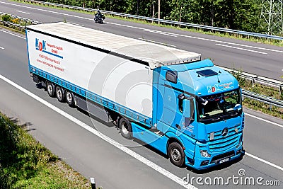 KDK Mercedes-Benz Actros Editorial Stock Photo