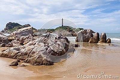 Ke Ga beach at Mui Ne, Phan Thiet, Vietnam. Stock Photo