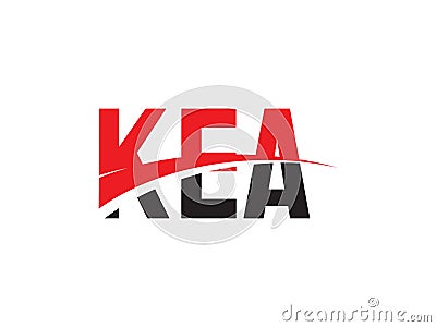 KEA Letter Initial Logo Design Vector Illustration Vector Illustration