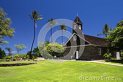 Keawalai Church, south Maui, Hawaii, USA Stock Photo