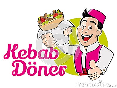 Kebab doner Vector Illustration