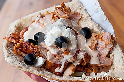 Kebab fast food Stock Photo