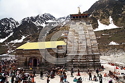 Kedarnath Temple Travel In India Editorial Stock Photo