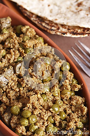 Keema Kaleji - a minced mutton from India Stock Photo