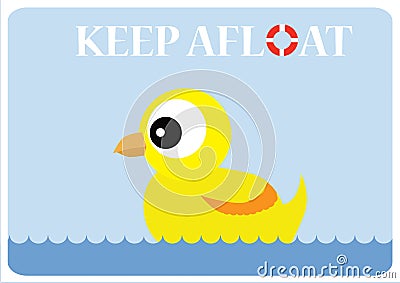 keep afloat Stock Photo