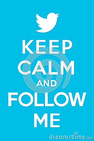 Keep Calm And Follow Me 2 Editorial Stock Photo