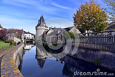 Keep at La-FertÃ©-Bernard in France Stock Photo