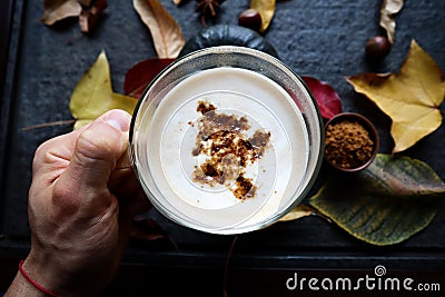 Good morning coffee lovers Stock Photo