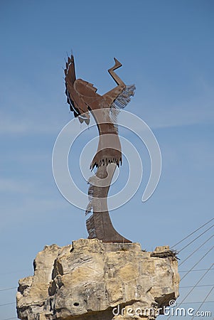 Keeper of the plains Editorial Stock Photo