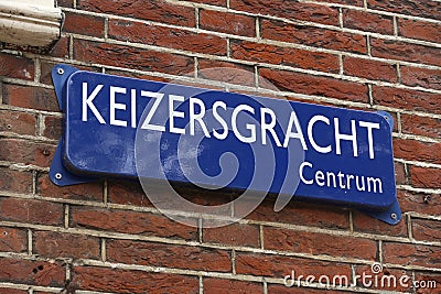Keizersgracht Editorial Stock Photo