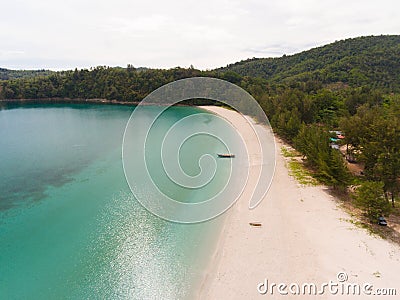 Kelambu Beach Kudat Stock Photo