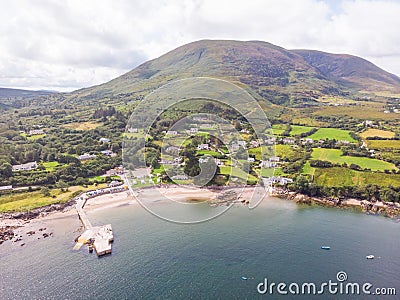 Kells Bay and Kells Beach, Ireland Stock Photo