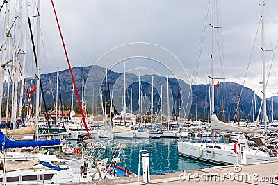 Kemer marina Editorial Stock Photo