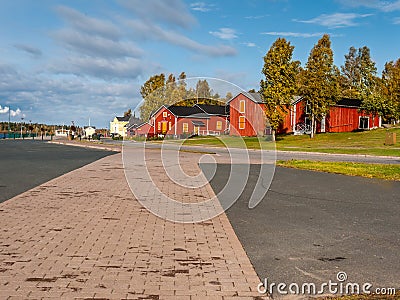 Kemi town in Finland Stock Photo