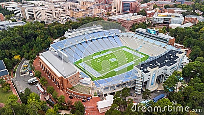 Kenan Stadium, home of the University of North Carolina Tar Heels football team Editorial Stock Photo