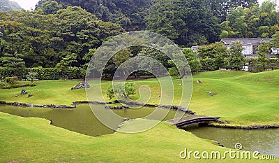 Kench -ji Temple, Kamakura, Honshu Island, Japan Stock Photo