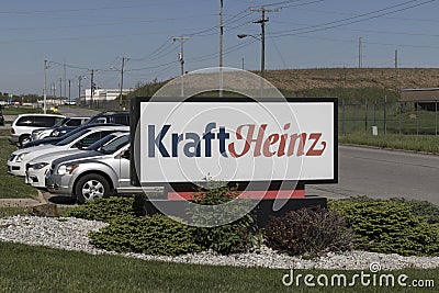 Kraft Heinz Foods caramel and marshmallow plant. Kraft Heinz manufactures food such as Macaroni and Cheese and condiments Editorial Stock Photo