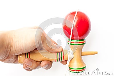 Kendama traditional Japanese toy Stock Photo