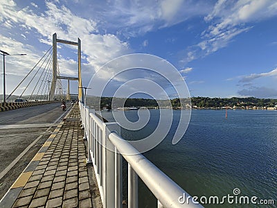 Kendari city bridges Stock Photo