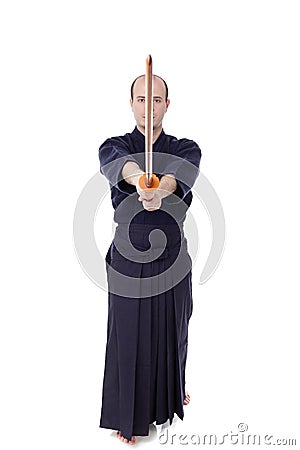 Kendo fighter Stock Photo
