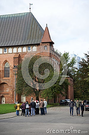 Kenigsberg Cathedral. Kaliningrad. Russia Editorial Stock Photo