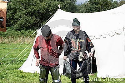 Kenilworth England July 29 2023 knight of Kenilworth castle joust Editorial Stock Photo