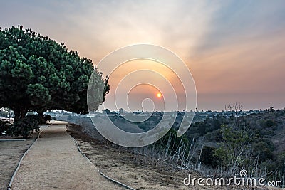 Kenneth Hahn State Recreation Area Stock Photo