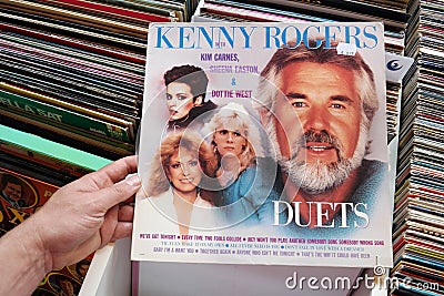 Kenny Rogers, Duets Editorial Stock Photo