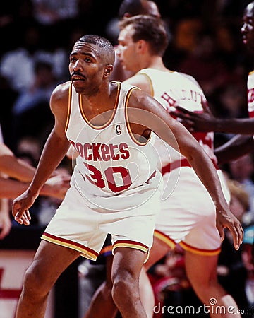 Kenny Smith, Houston Rockets Editorial Stock Photo