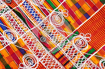 Kente Cloth Stock Photo