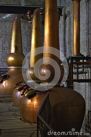 Kentucky, Woodford Reserve, bourbon, distillery, process, mash Stock Photo