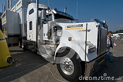 Kenworth KW Semi truck Editorial Stock Photo