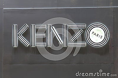 KENZO Paris fashion brand Japan Editorial Stock Photo