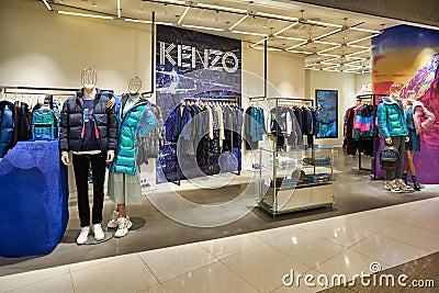 Kenzo store in Hong Kong Editorial Stock Photo