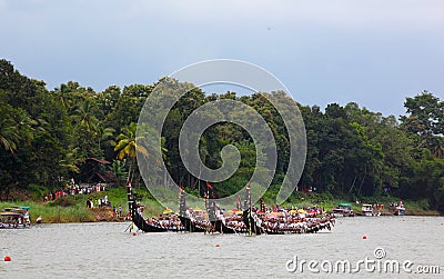 Kerala boat race Editorial Stock Photo