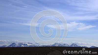 KerlingarfjÃ¶ll from the kjolur Stock Photo