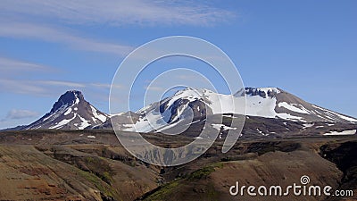 KerlingarfjÃ¶ll mountain Stock Photo