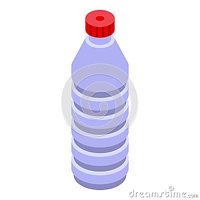 Kerosene bottle icon isometric vector. Thermos lamp Vector Illustration