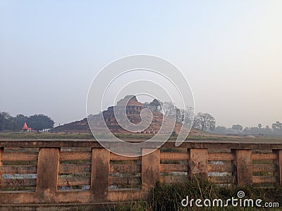 Kesariya Buddha Stupa Stock Photo