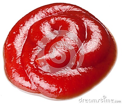 Ketchup portion Stock Photo