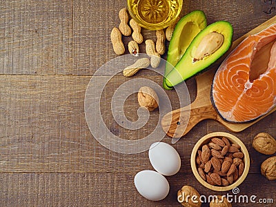 Ketogenic low carbs diet concept Stock Photo